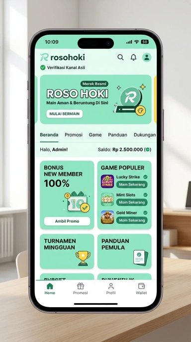 Tampilan kanal resmi rosohoki